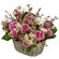 floral arrangement in a basket. Faroe Islands